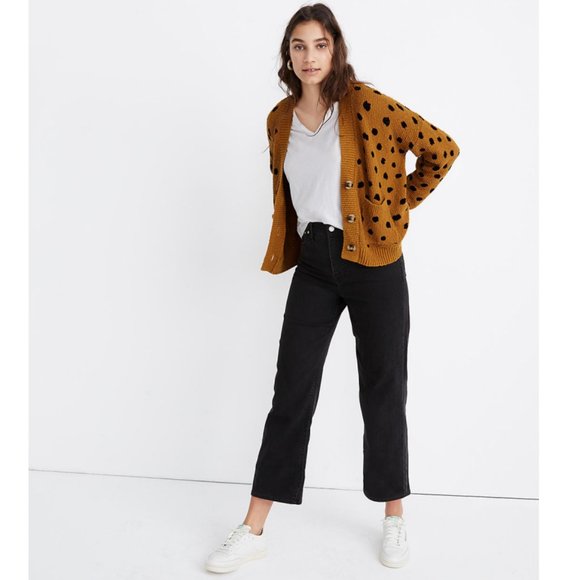 Madewell Sweaters - Madewell Hillview Cardigan Sweater in Painted Spots Size XL